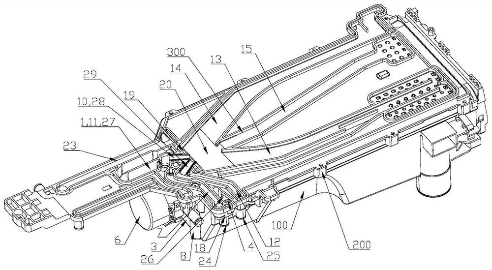 Additive feeding device and washing machine