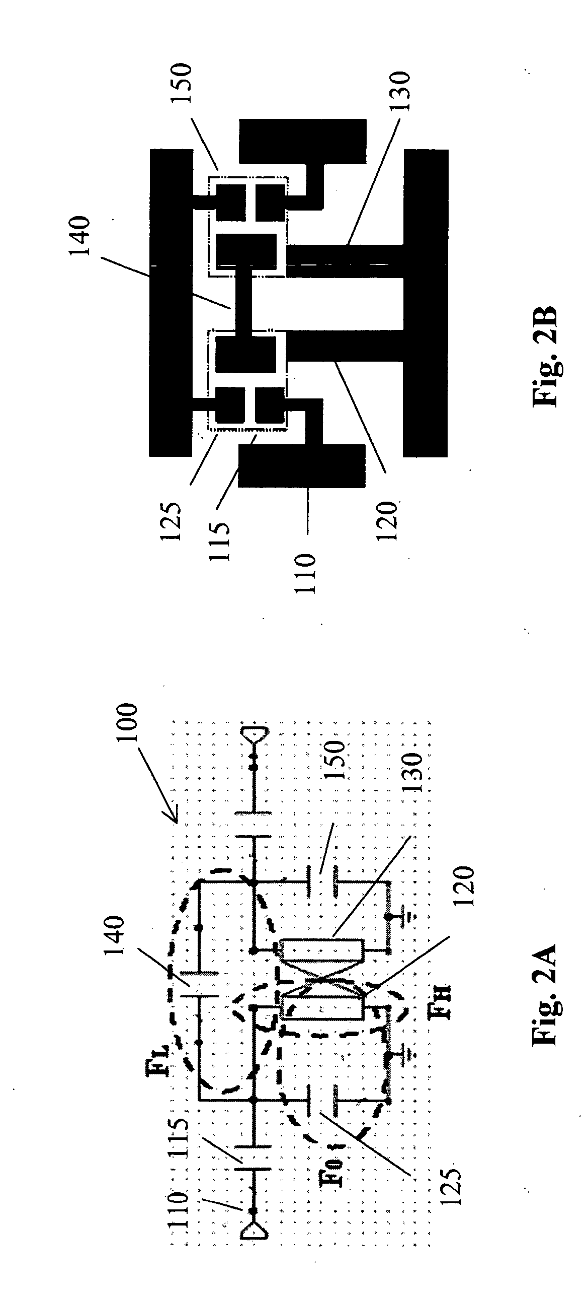 Circuits and manufacturing configurations of compact band-pass filter