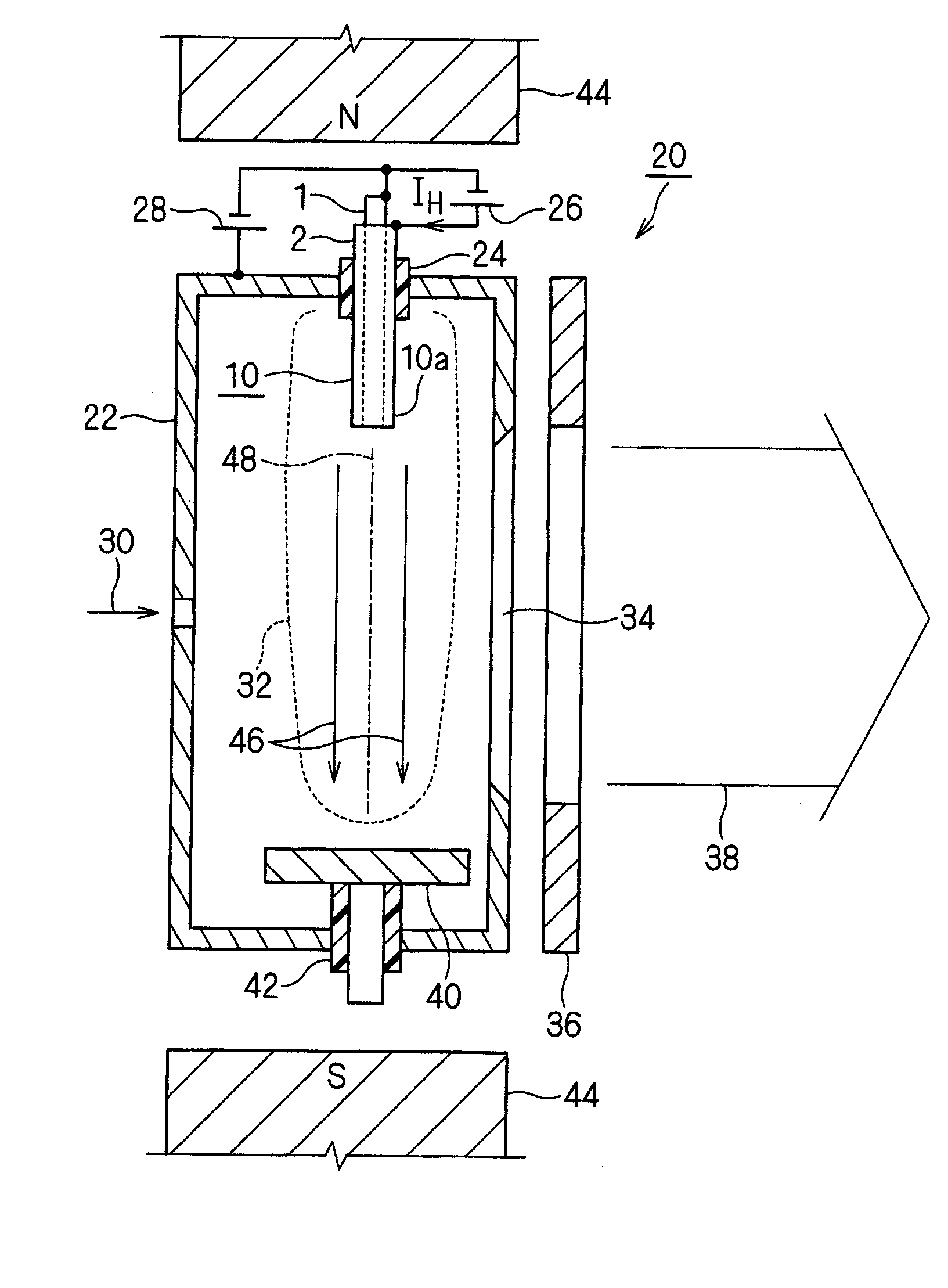 Hot cathode and ion source including the same