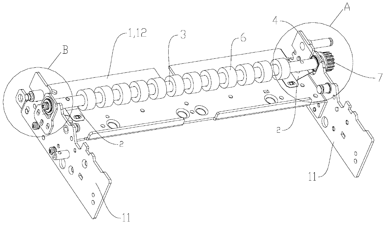 Floating Mechanism of Money Detecting Device and Money Detecting Device