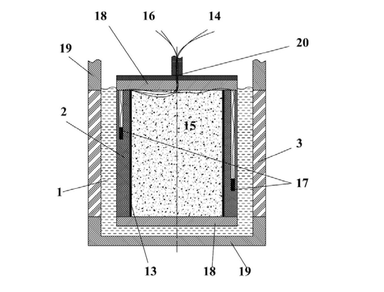 Measuring device for equivalent thermal conductivity of non-Newtonian fluid in shear flow