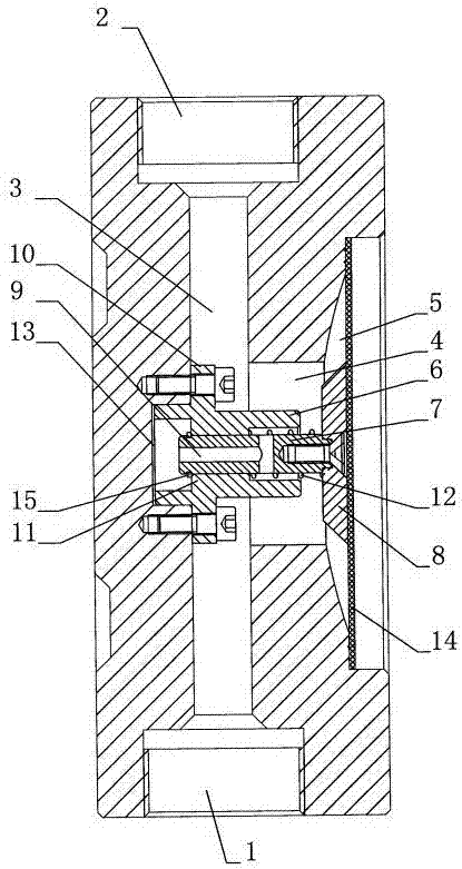 Hydraulic diaphragm metering pump with diaphragm protection function