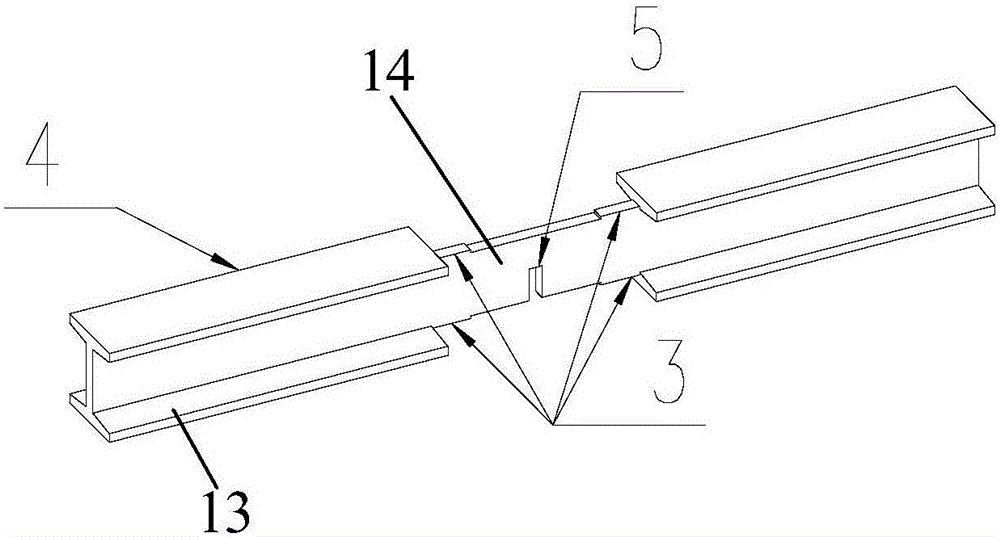 Assembly type steel beam-column mortise and tenon joint type joint structure and assembling method