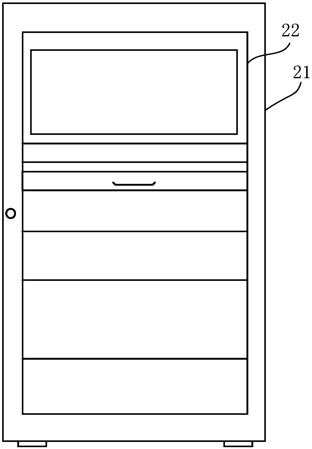 Simulation and control device for flue gas system