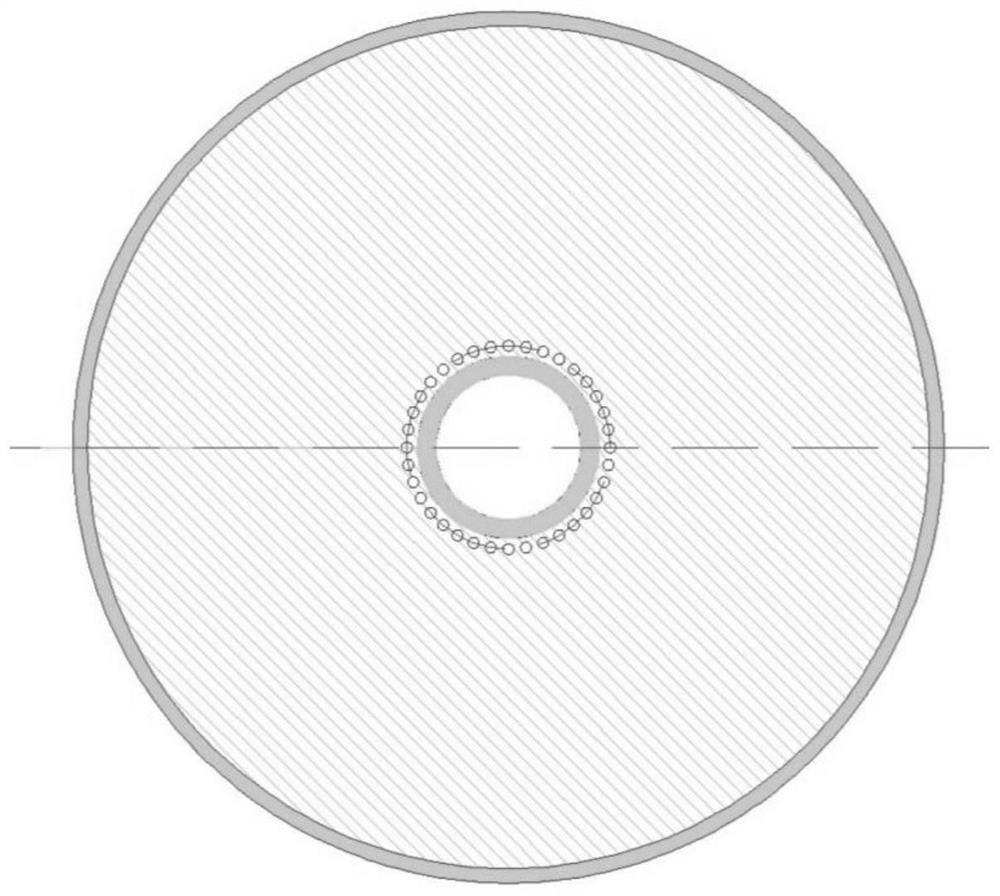 A disc-type electrocatalytic water treatment device