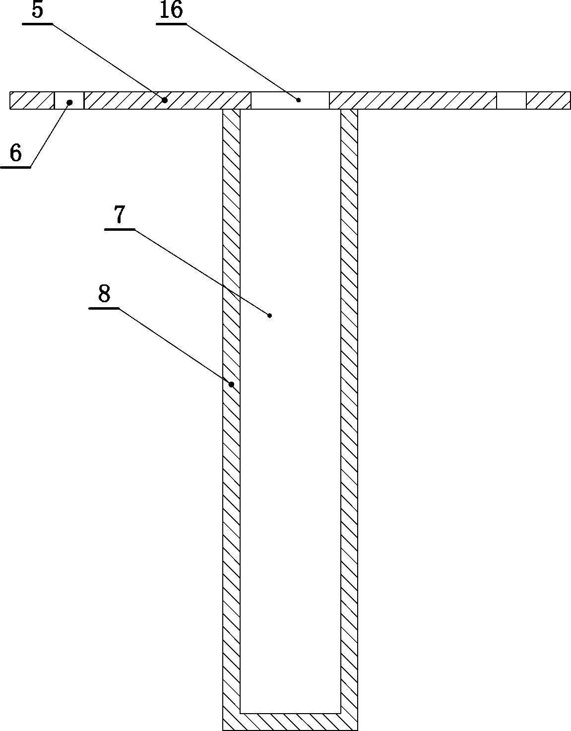 Insertion-rod-type vehicle stop device for mine