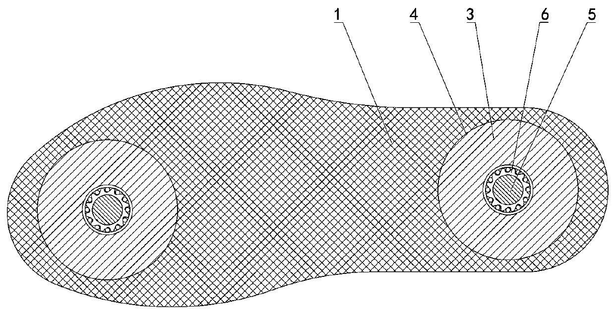 A snowshoe with snow removal function