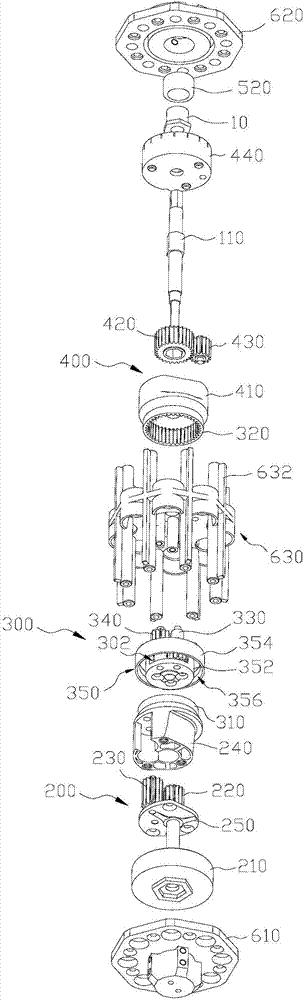 Bidirectional power output linkage device and antenna downward inclination angle control device