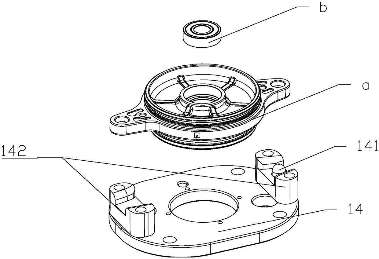 Servo motor automatic production equipment for motor rear end cover detection