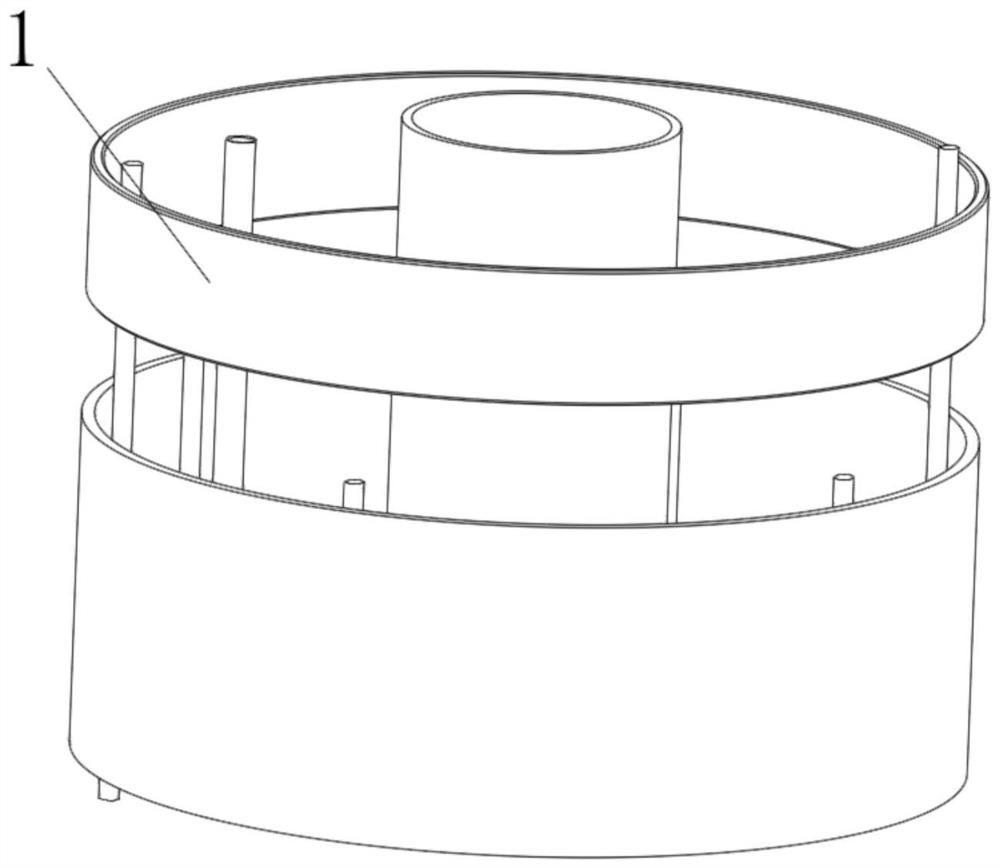 Precise measuring equipment for pile top elevation of cast-in-situ bored pile of ultra-deep hollow pile