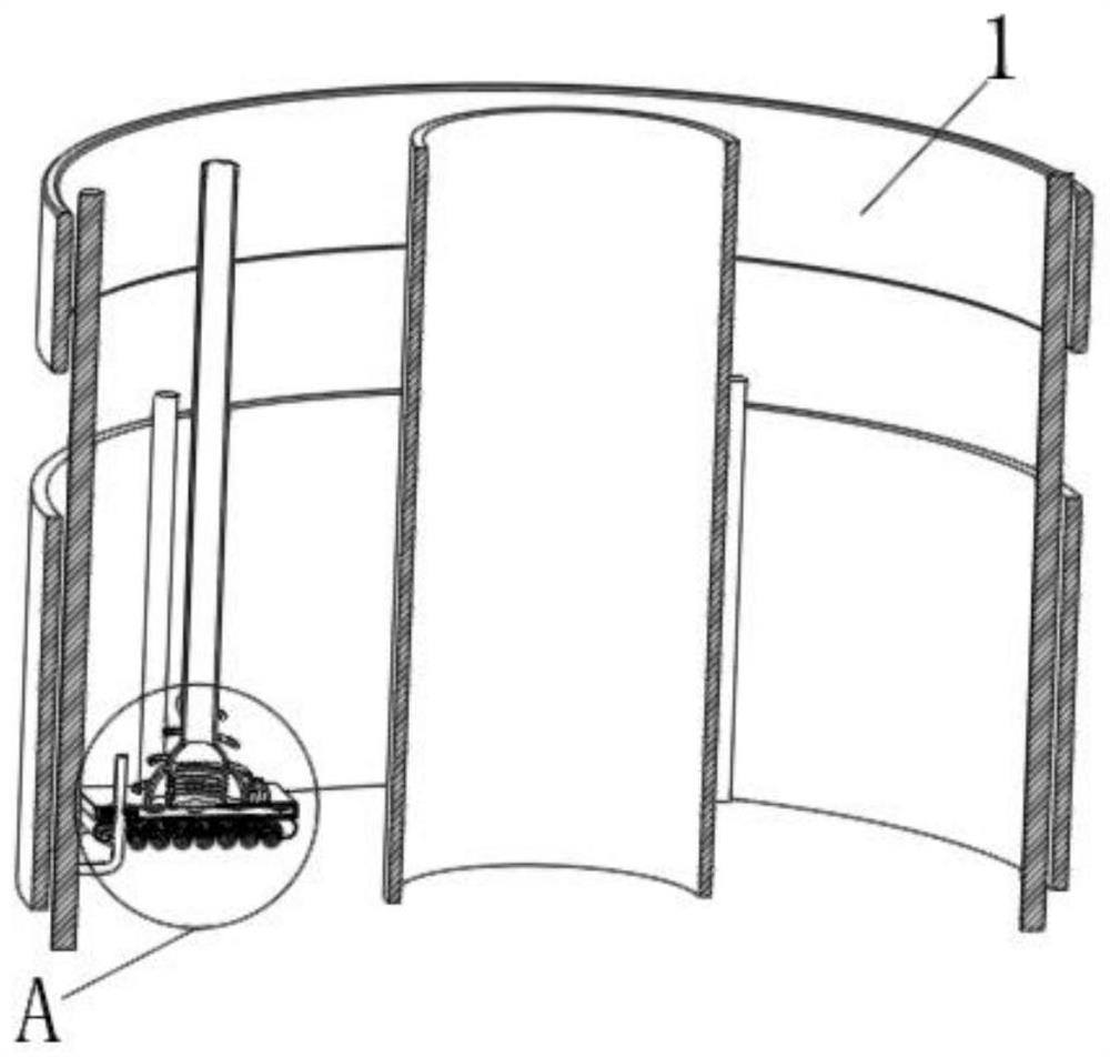 Precise measuring equipment for pile top elevation of cast-in-situ bored pile of ultra-deep hollow pile