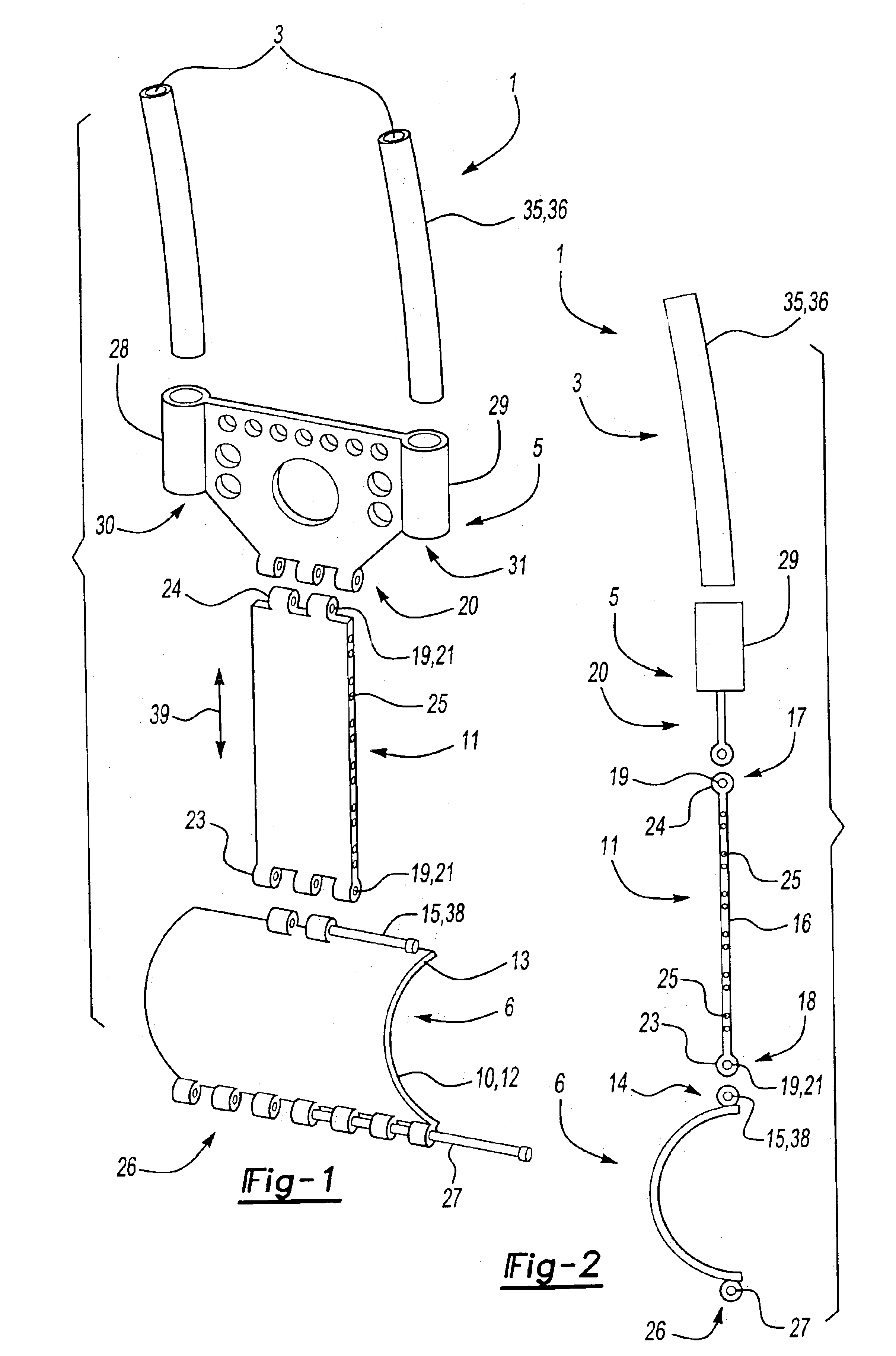 Head rest adjustment device