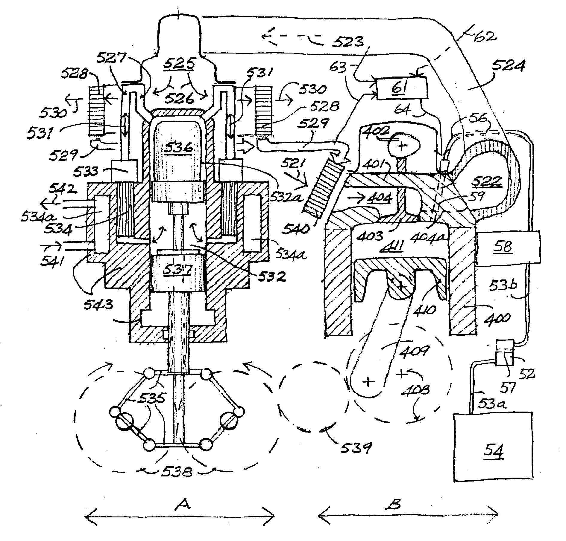 Reciprocating machine & other devices