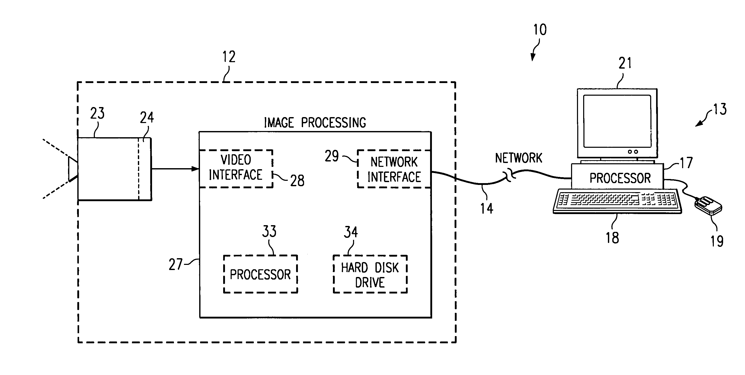 Automatic video monitoring system which selectively saves information