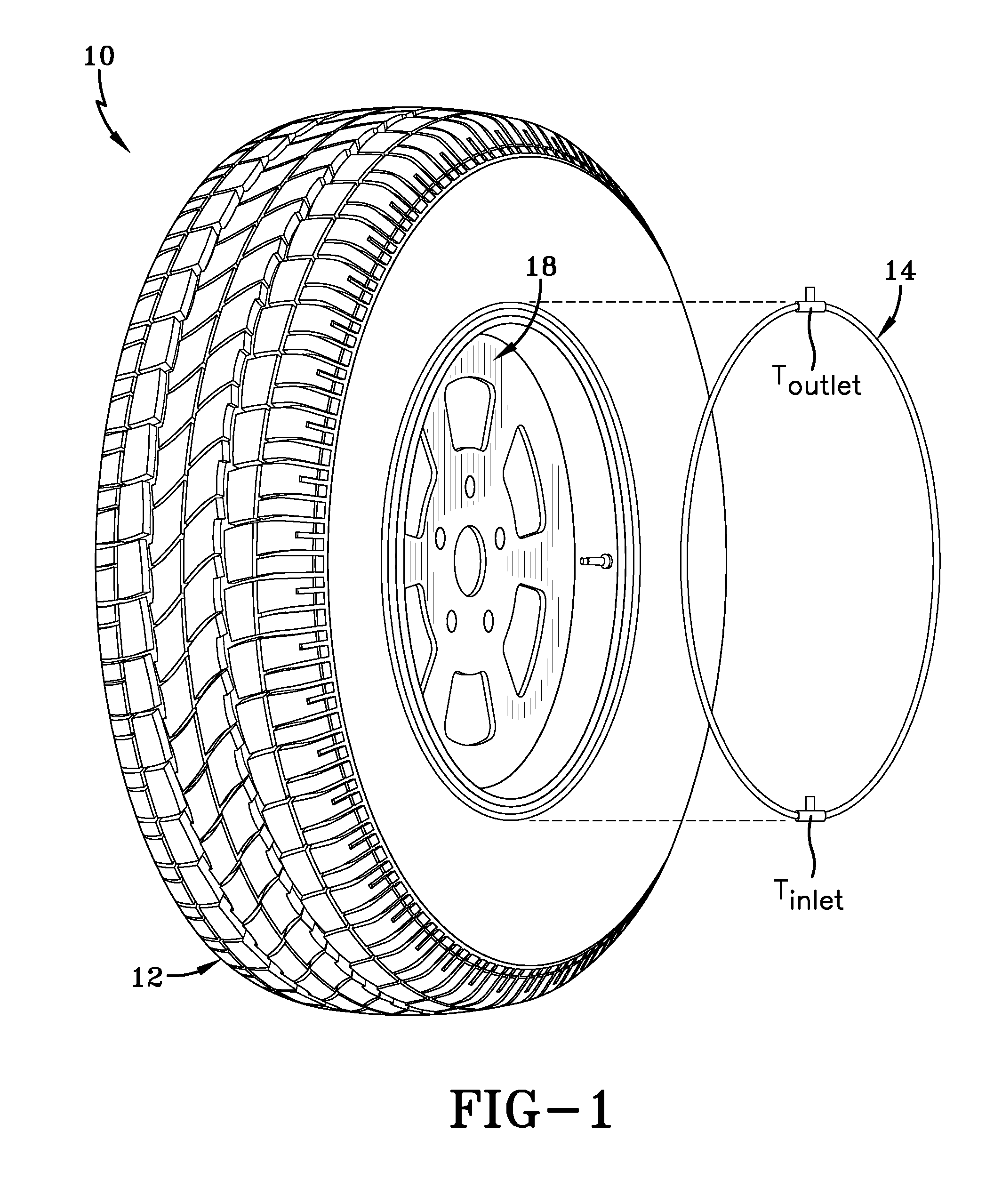 Self-inflating tire