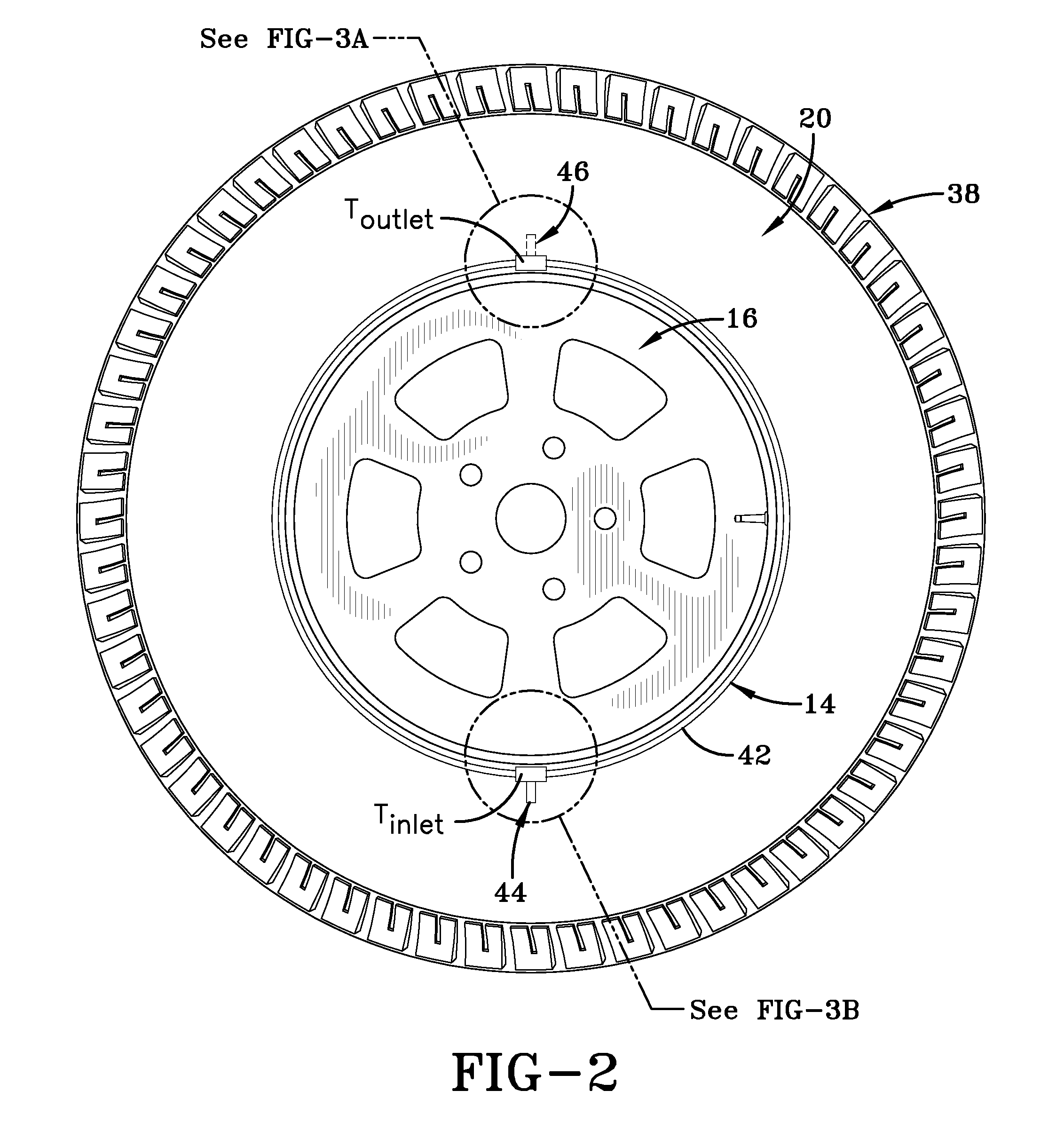 Self-inflating tire