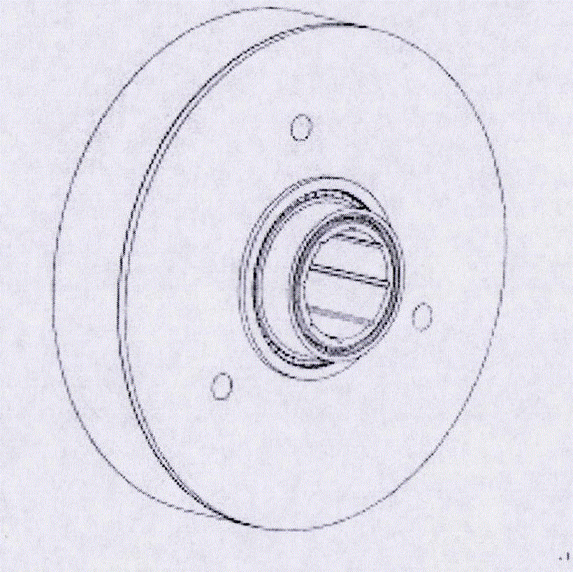 Large-reduction-ratio external meshed hollow shaft planetary reducer