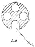 Urethral canal pressure measuring pipe, pressure measuring device and fluid form resistance measuring device