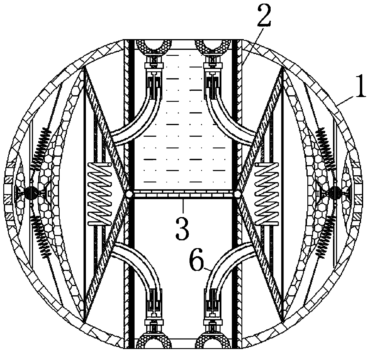 Liquid fuel jet engine oxidant drainage equipment