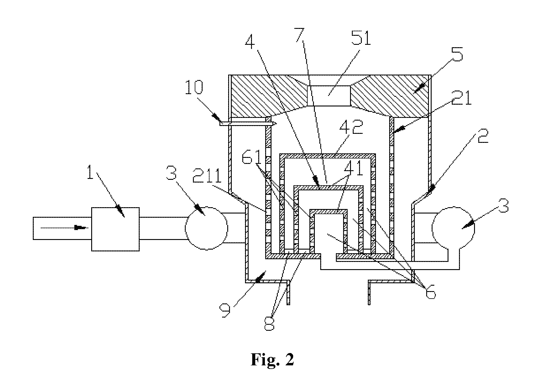 Energy-saving method for gas combustion and burner thereof