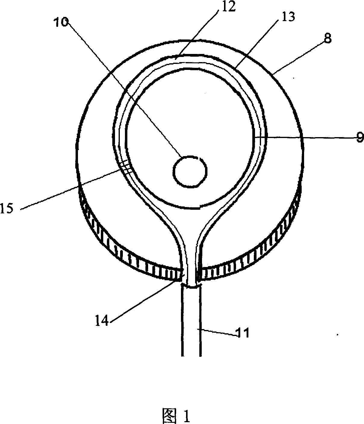 Optical fiber grating sensor and portable electric devices temperature detection system therewith