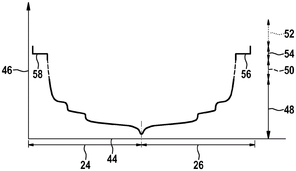 Composite anode for a galvanic cell and a galvanic cell