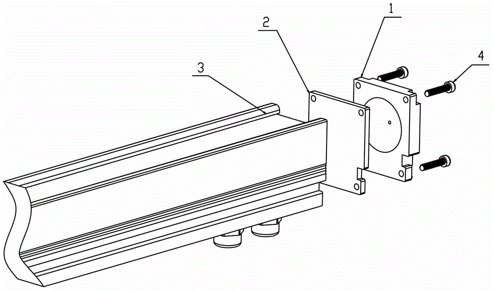 Lamp respirator structure and lamp with respirator