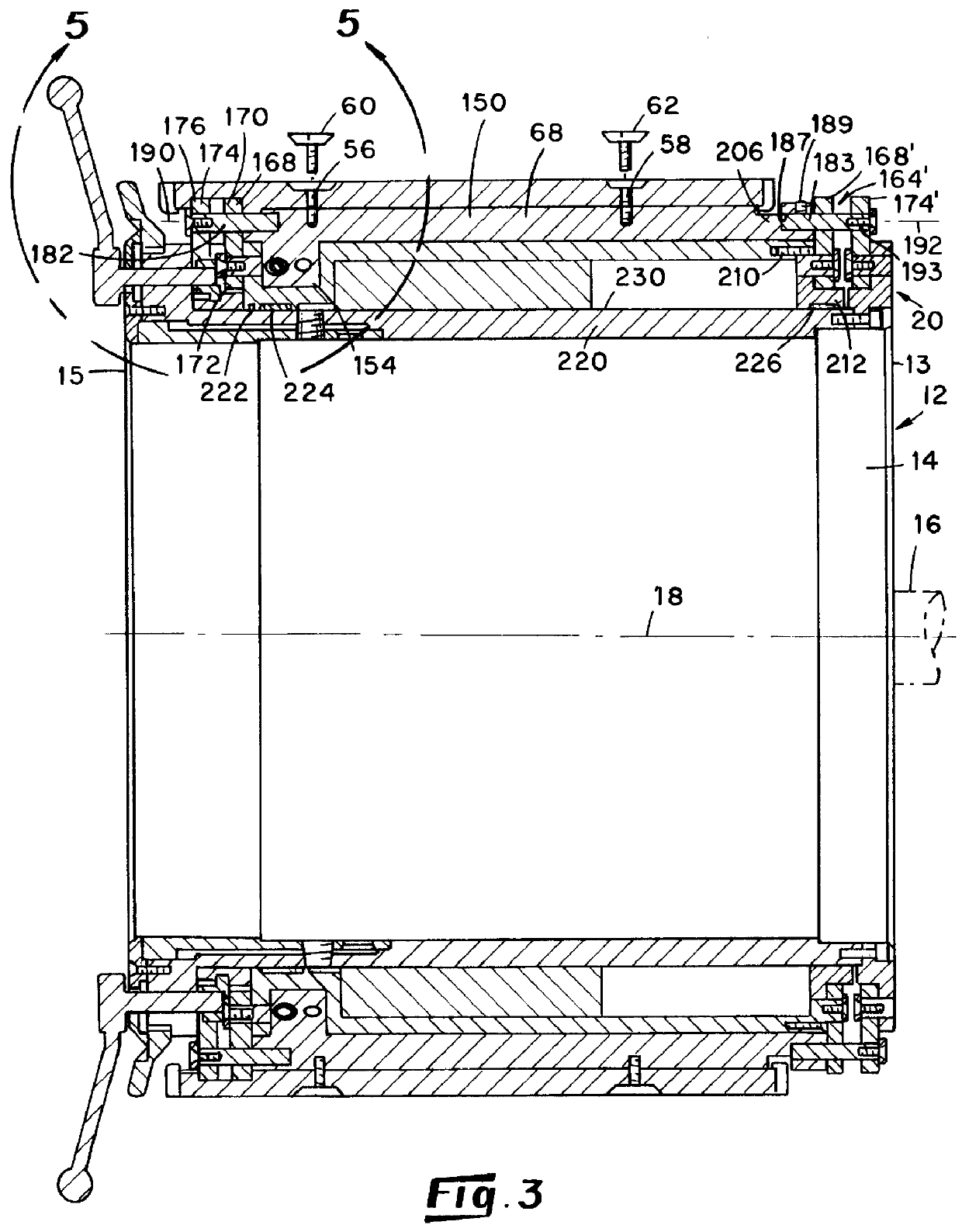 Expandable belt and tread drum