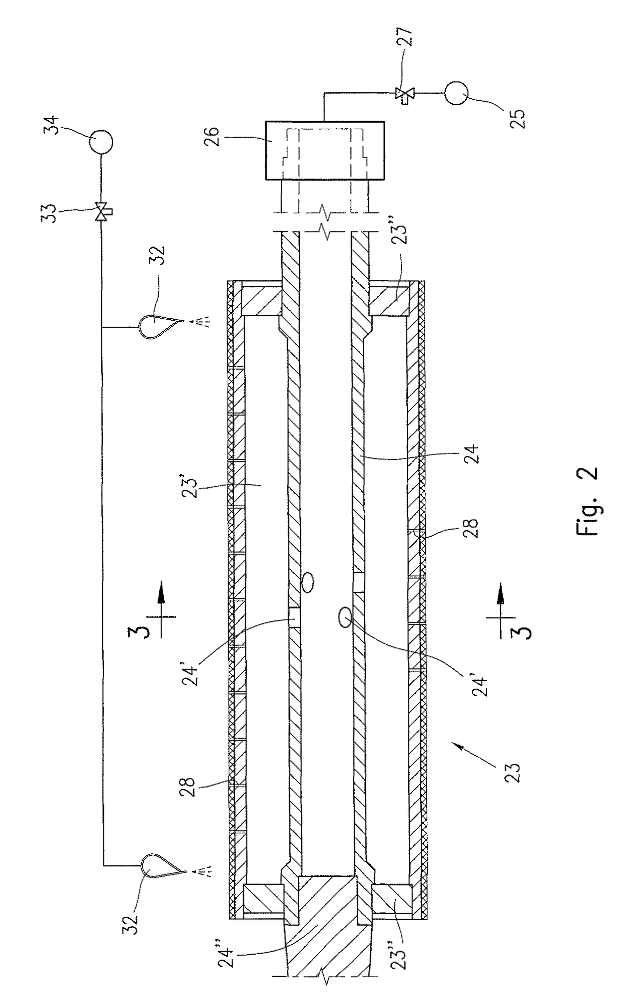 Method and apparatus for corrugating and winding up rolls of plastic film