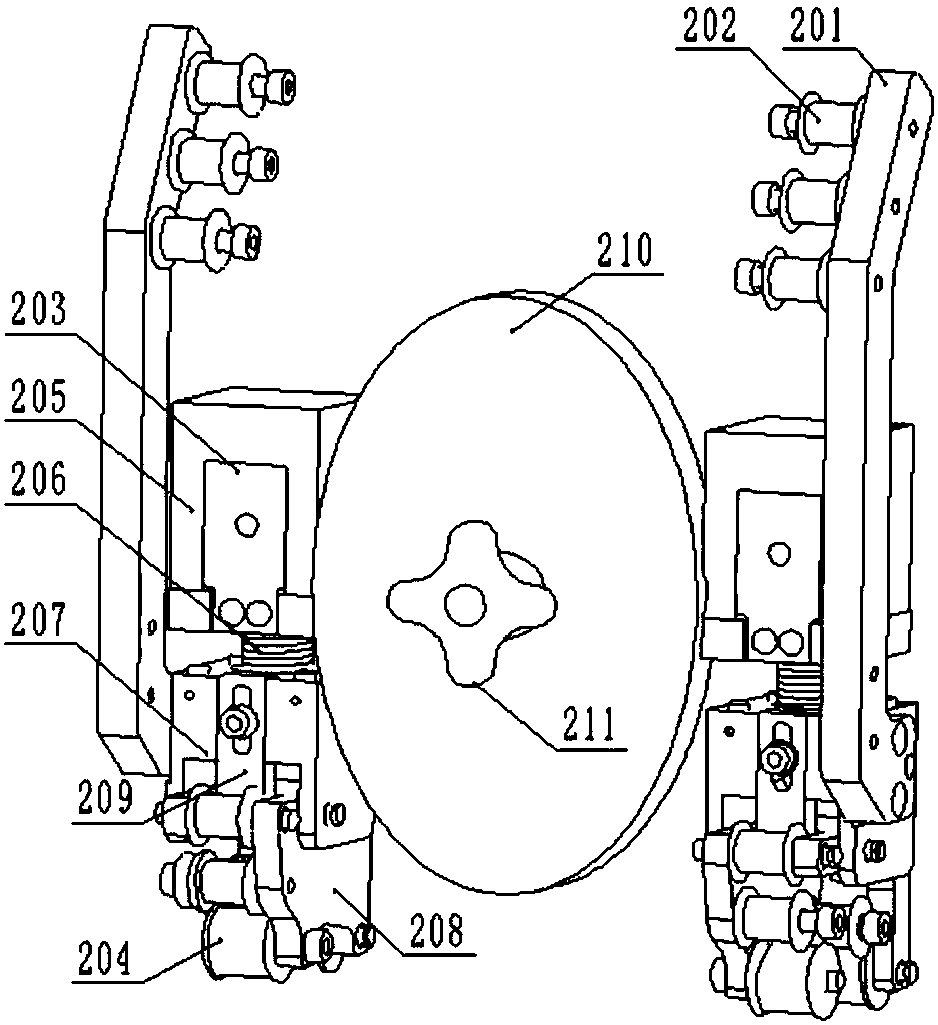 Automatic gluing jig for automobile side skirt inner plate