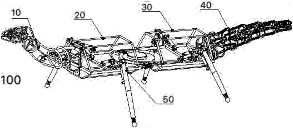 Bionic hydraulic crawling robot