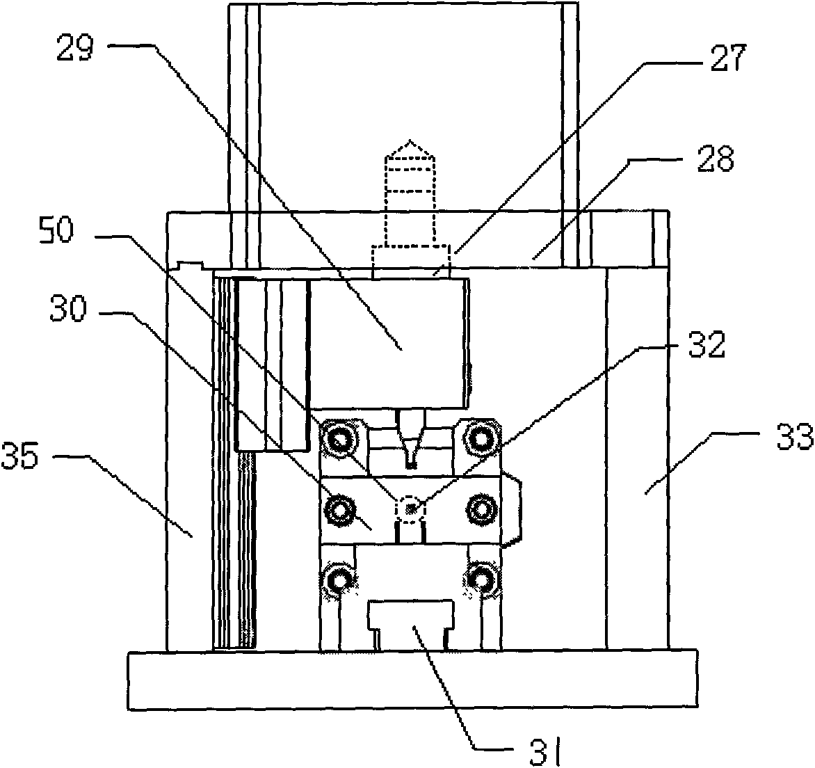 Capillary tube thermostatic expansion valve mixing and filling device based on PLC (programmable logic controller)