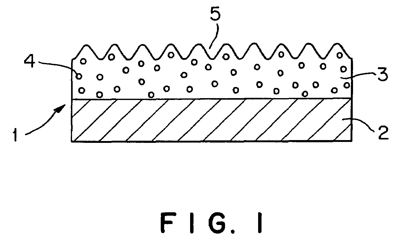 Antiglare film and process for producing the same