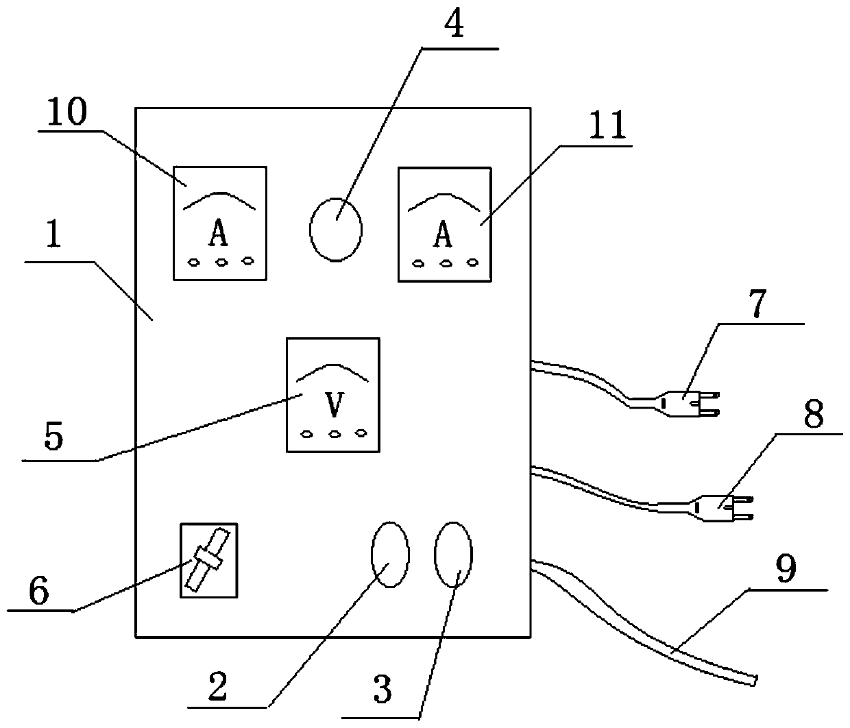 Electronic centrifugal switch detection device