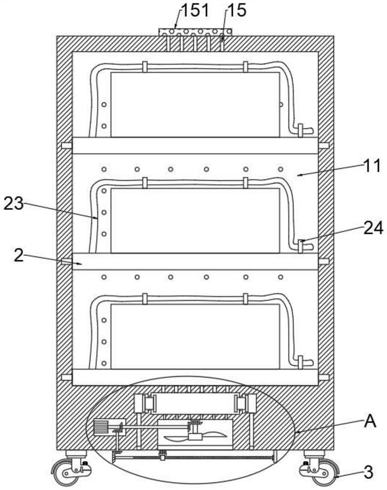 A vertical cabinet super capacitive system