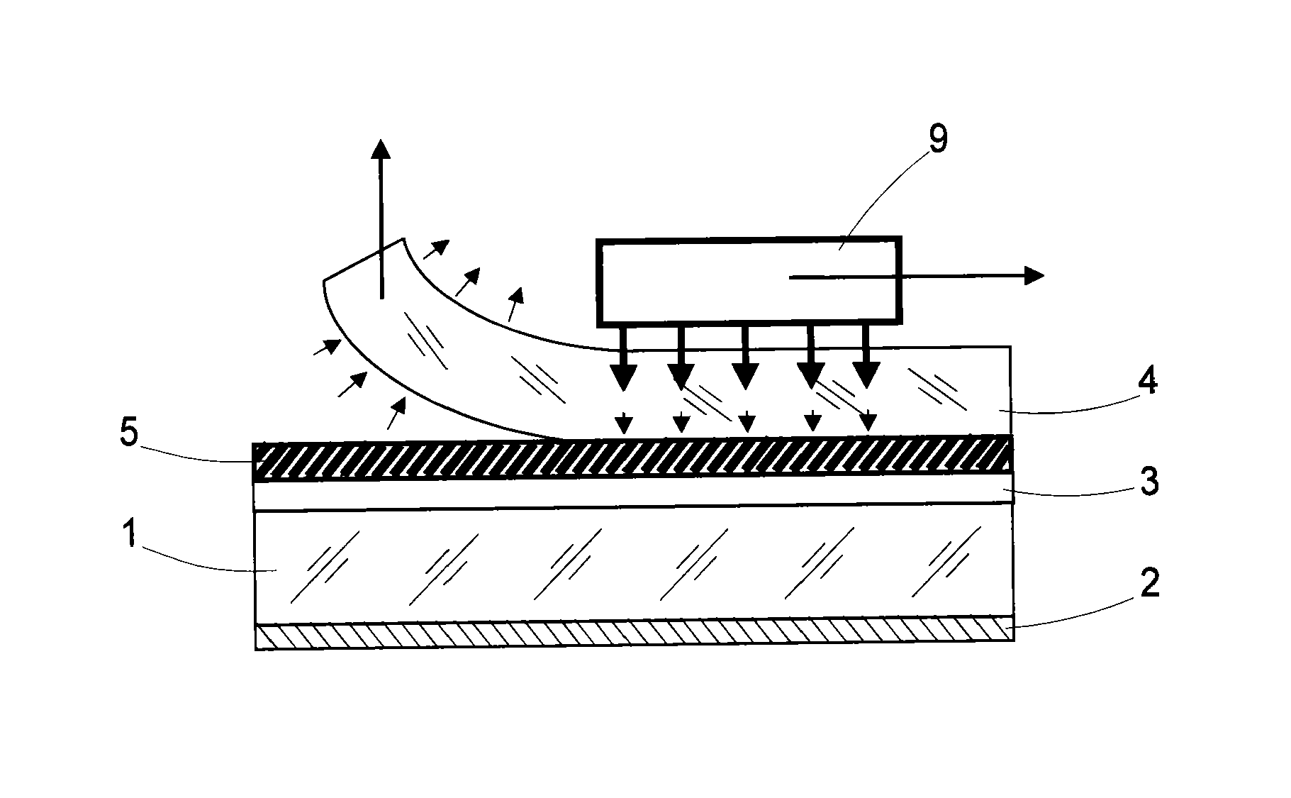 Method for applying optical filter structures onto a carrier substrate