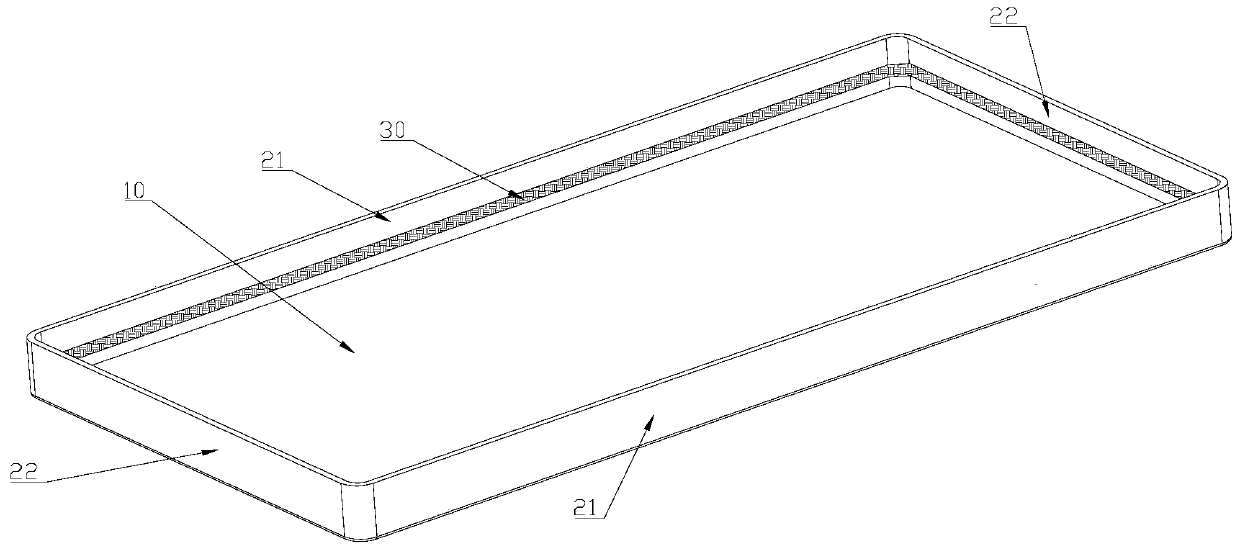 Processing method for coating 3D glass by light-shielding film for