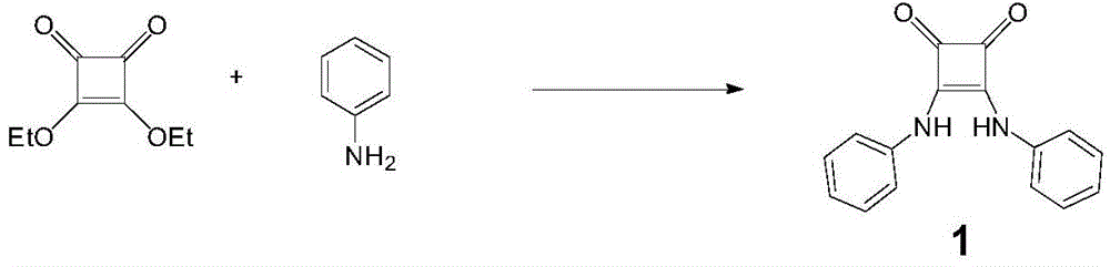 Method for detecting RDX explosive by using square amide derivative