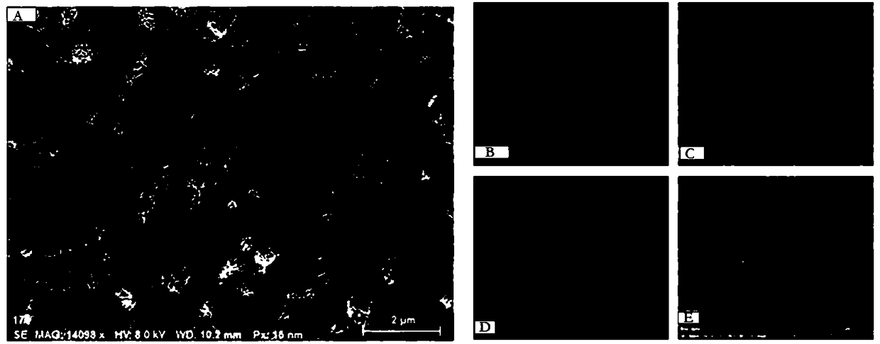 A kind of preparation method of wo3-ldh composite thin film for photoelectrocatalytic water splitting