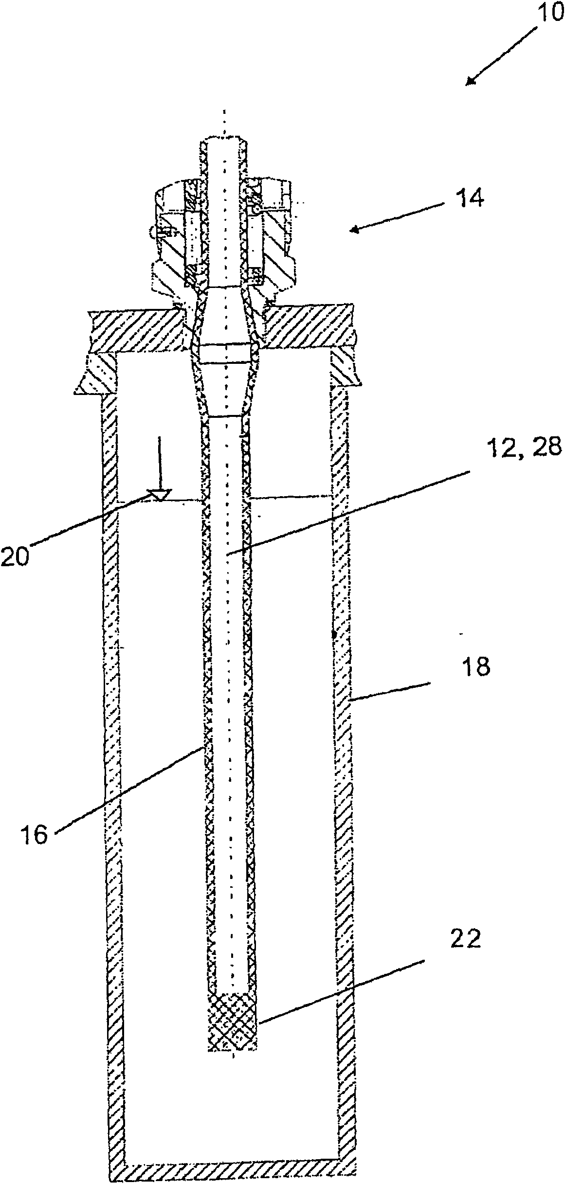 Capacitive level probe