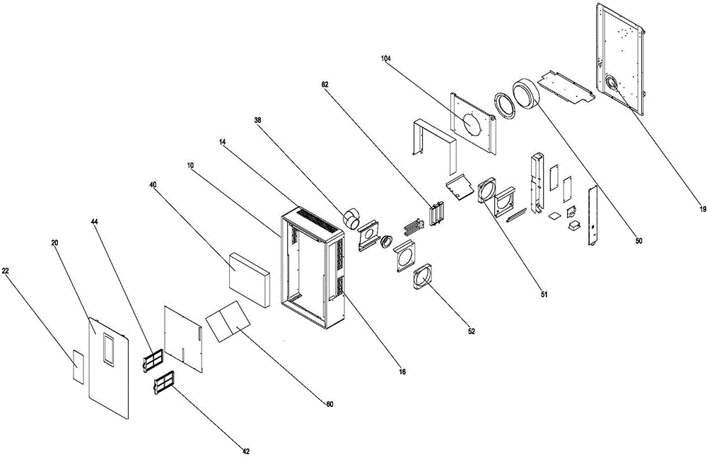 Internal and external circulation air purifier and method