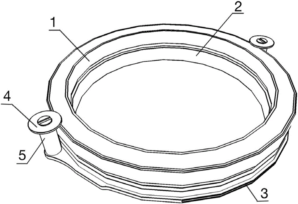 Fastening-type micro-nail magnetic-squeezing anastomosis ring