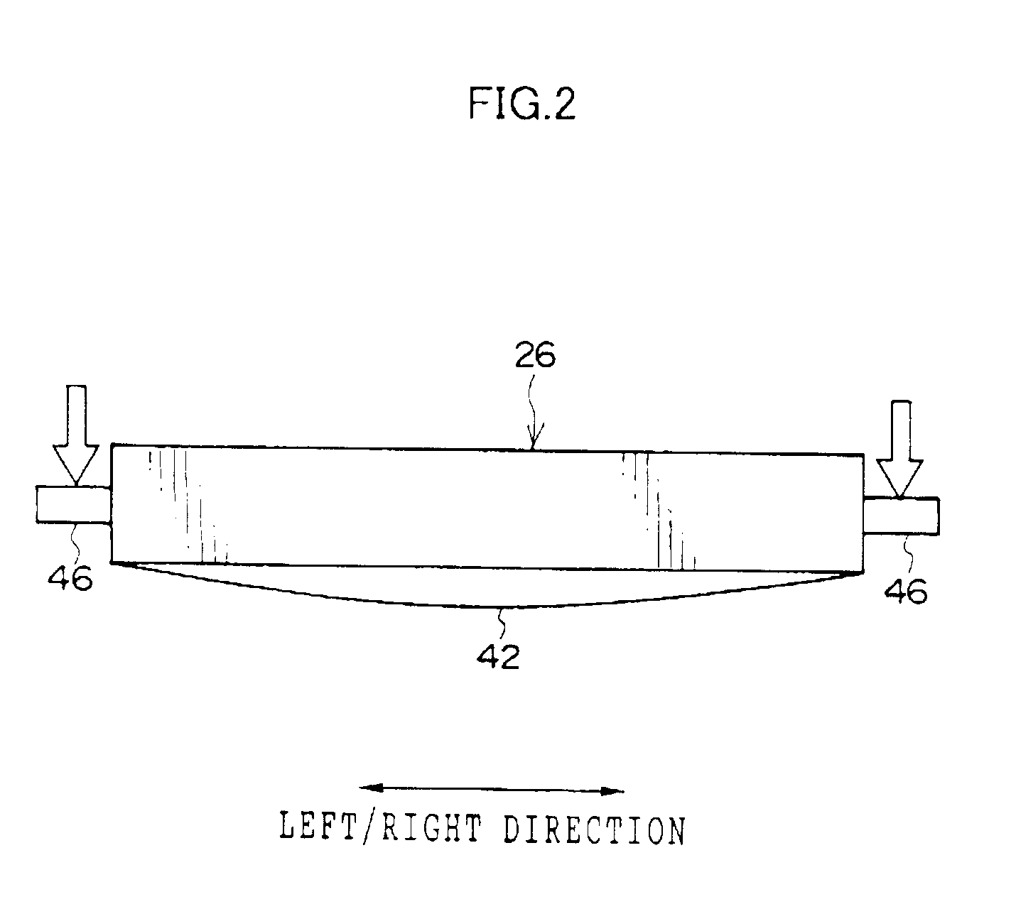 Sheet material fixing device