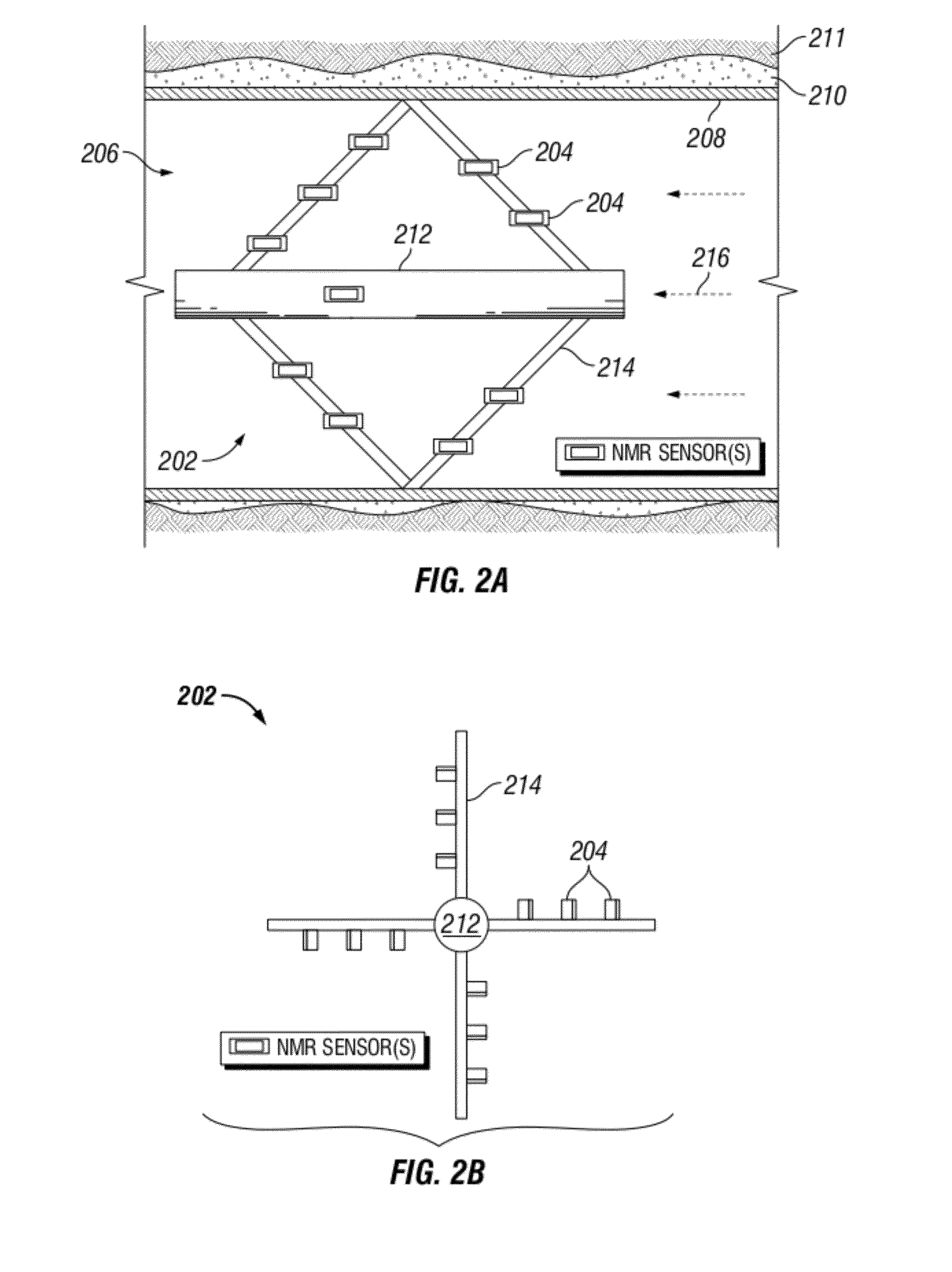 Methods and systems for measuring nmr characteristics in production logging