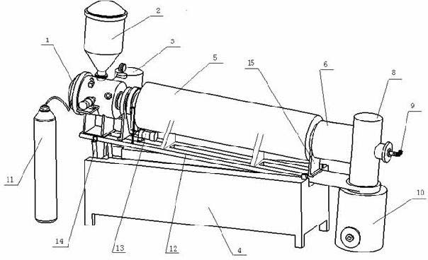 Method for preparing lithium iron phosphate with dynamic sintering method and sintering device thereof