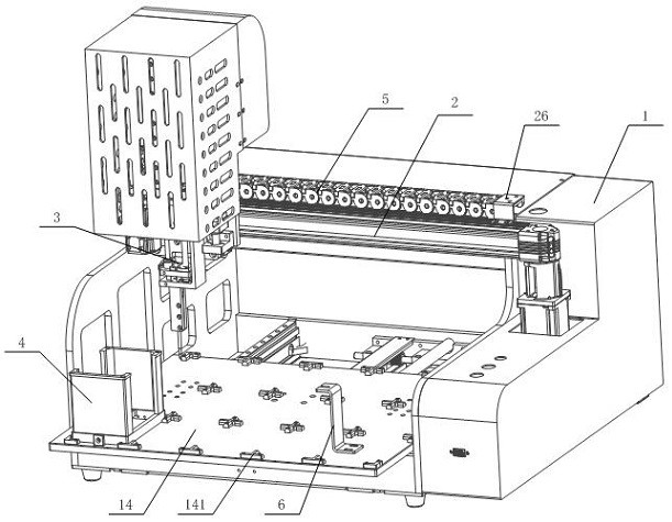 Height-adjustable full-automatic PCR (Polymerase Chain Reaction) sampling system