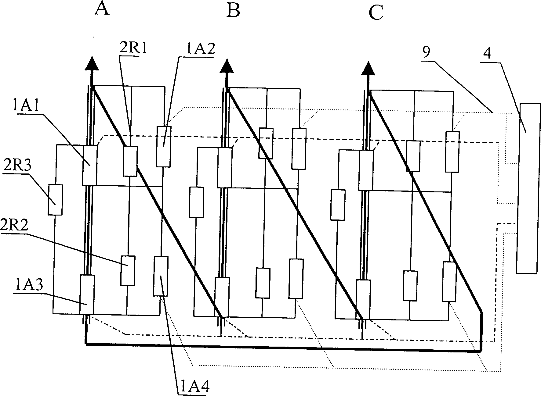 Electronic load tap switch