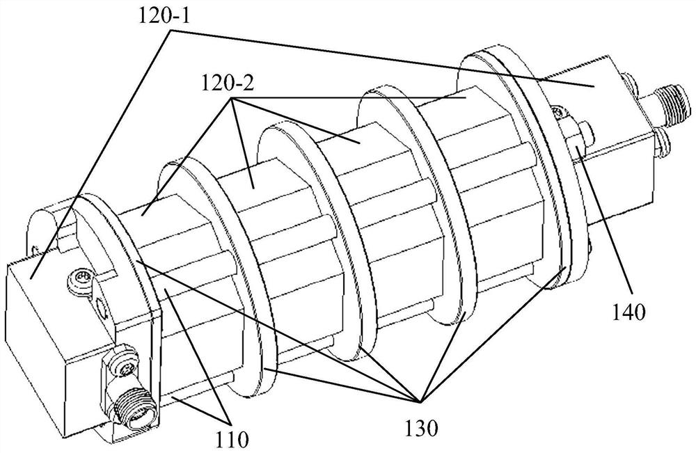 Small dielectric dual-mode filter without shell