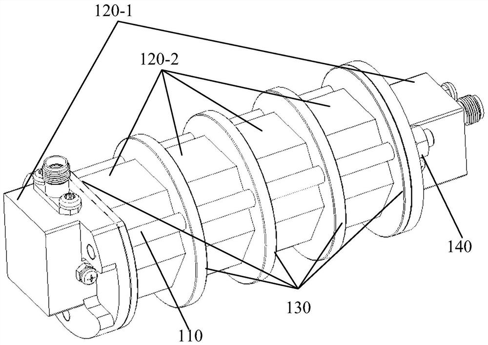 Small dielectric dual-mode filter without shell