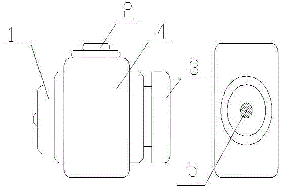 Gas atomization spraying nozzle